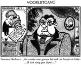 Ondanks het verlies van de coalitie, dat er voor zorgde dat zij niet meer de meerderheid in de Kamer bezat, werd er wederom een liberaal-confessioneel kabinet gevormd. De oplossing bestond in het opnemen van DS'70 in het kabinet. De tekenaar kan dit niet waarderen.