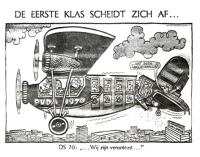 Onenigheid over de houding van de PvdA inzake het Amerikaanse optreden in Vietnam leidde tot de afsplitsing van de Democratisch-Socialisten 1970. Zichtbare personen: Joop den Uyl, André van der Louw en A. Vondeling. Tekenaar: Opland