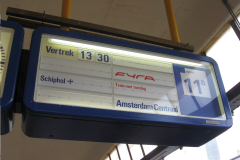 Treinaanwijsbord met Fyra