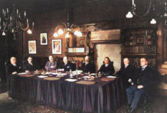 Kabinet-Ruijs de Beerenbrouck III - V.l.n.r.: Deckers, Terpstra, Donner, Beelaerts van Blokland, Ruijs de Beerenbrouck, Reymer, De Graaff en Verschuur.