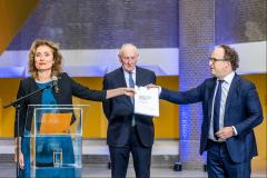 Vera Bergkamp, Johan Remkes en Wouter Koolmees