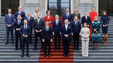 Bordesfoto 2026: kabinet-Jetten